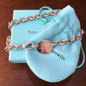 Tiffany & Co. Return to Tiffany Oval Tag Necklace